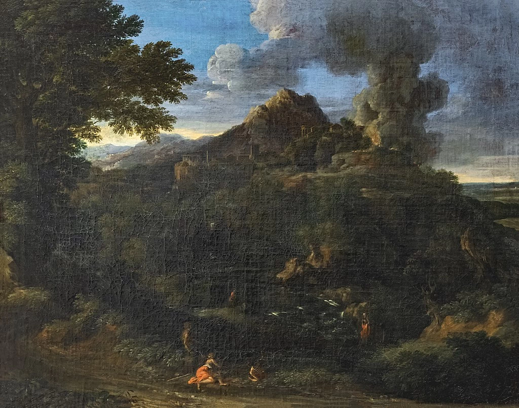 Incendio a Tivoli - Musée Ingres, Bourdelle